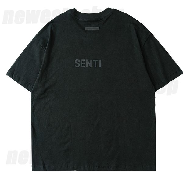 

619s g summer 7th designer mens t-shirt back 3d silicon streetwear high street loose oversize t shirt tee skateboard tshirt, White;black