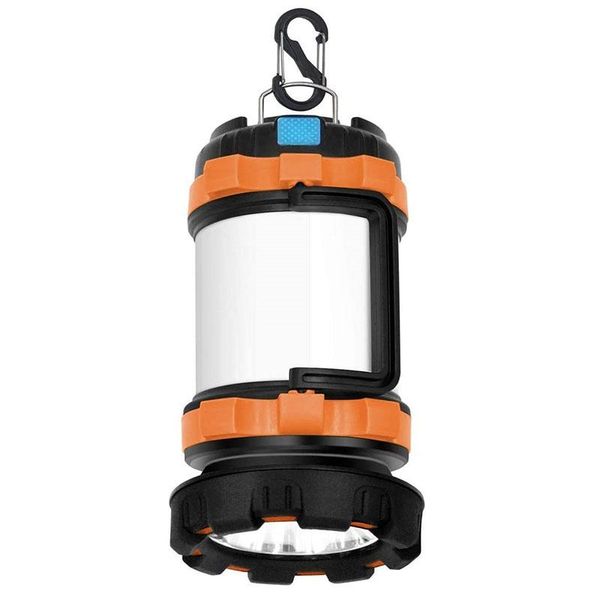 

portable lanterns hlzs-portable rechargeable led camping with 6 lighting modes for emergency hiking home and more