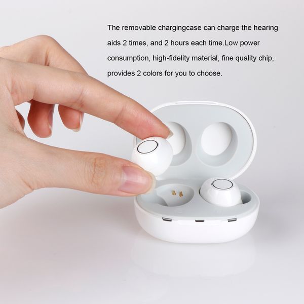 

mini digital hearing aid audifonos usb rechargeable mini in ear invisible hearing aids deaf elderly assistant amplifier soundscouts