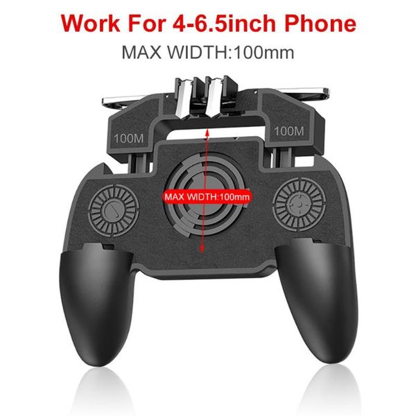 

game controllers & joysticks mobile controller gaming grip portable durable with cooling fan joystick for 4-6.5" phone