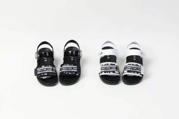 

sandals kid boy blue children summer shoe eu 26-35 baby girls slipper walking sneakers designer ankle strap send with box, Black;red