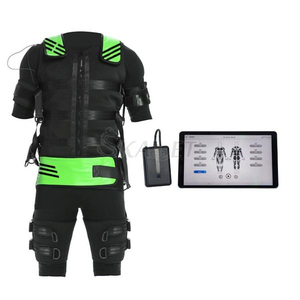 

electric massagers ems training suit machine for muscle stimulator gym use/home