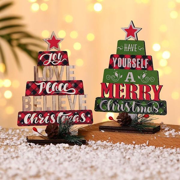 

christmas decorations table wooden sign tanding for party