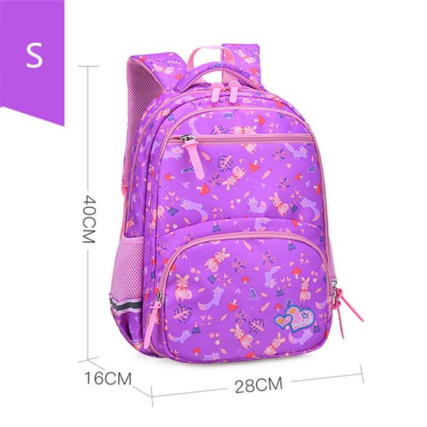 

school bags suitable for grades 1-6 fashion cartoon flower printing children school backpack girls schoolbags casual backpacks