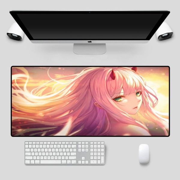 

mouse pads & wrist rests mairuige animation pad cute girl black seam computer notebook office keyboard game accessories gaming desk mat