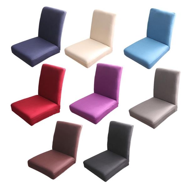 

stretch short dining chair cover banquet seat slipcovers protector washable
