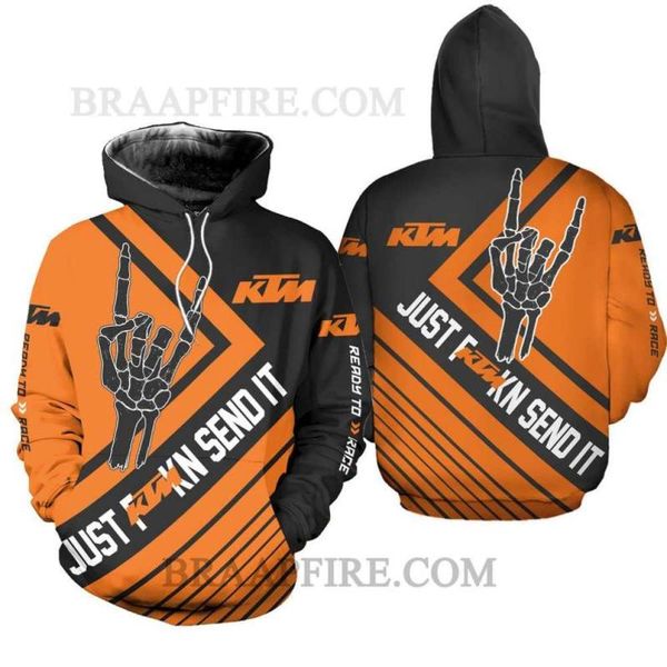 

men's hoodies & sweatshirts digital printed motorcycle logo hoodie casual harajuku sweatshirt hip hop brand pullover top, Black