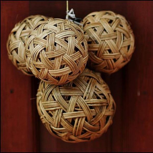 

handmade rattan weave home decoration ball