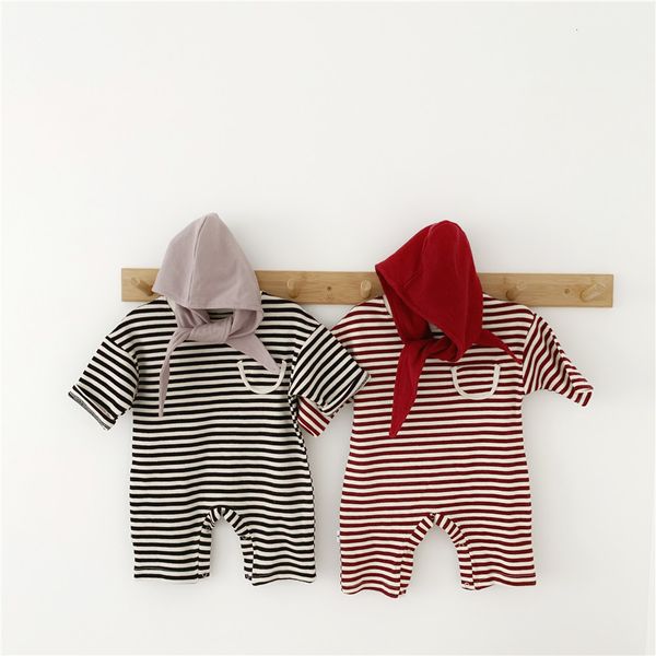 

2021 new winter clothing 0-24m newborn girl boy rompers knitted cotton long sleeve jumpsuit outfit clothes hat for kids baby onesie 38iw, Blue