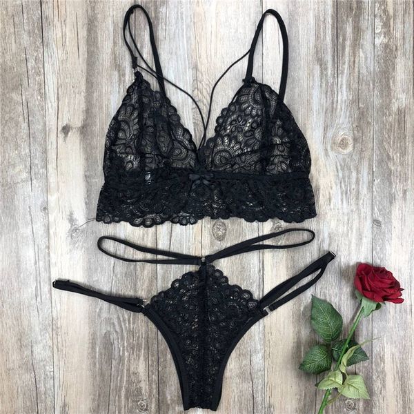 

womens sexyy lingerie nightwear sexyy bra and panties set quality lace lingerie set babydoll lingerie sexyy erotic underwear, Red;black
