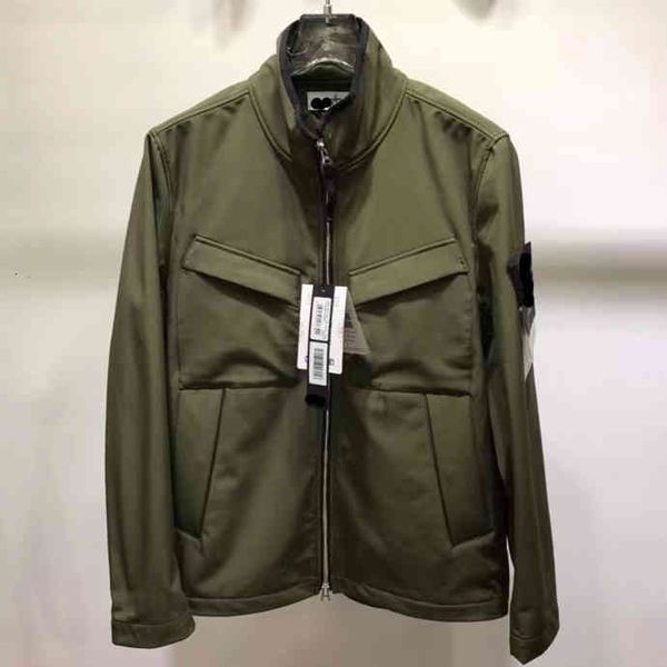 

qualitydesigner mens jackets stone spring autumn coat windrunner fashion hooded hoodies island sports windbreaker casual zipper coats man ou, Black;brown