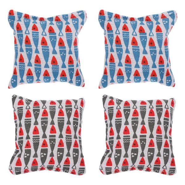 

cat toys 4pcs canvas pet catnip chew kitten interactive molar