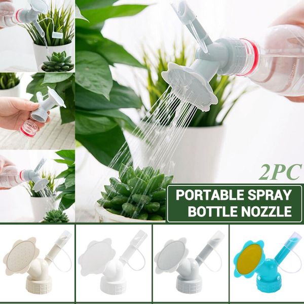 

watering equipments 2 in 1 sprinkler garden tools plastic nozzle for flower waterers bottle plant irrigation tool