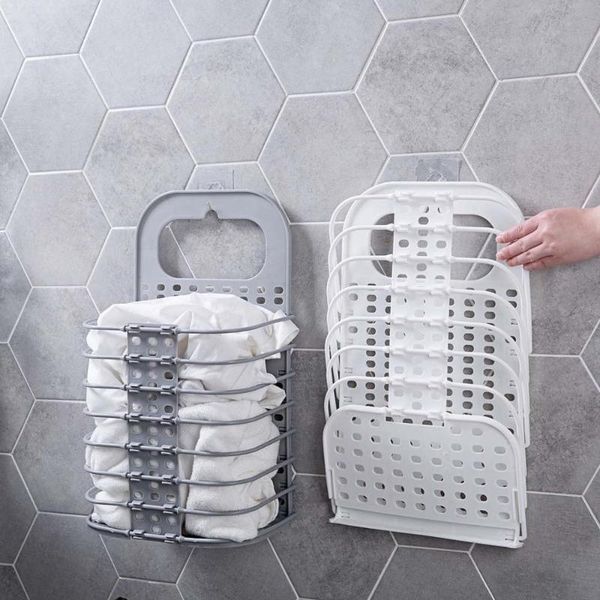 

laundry bags ohterhouse hanging folding basket for dirty clothes organizer plastic hamper clothing sundries storage