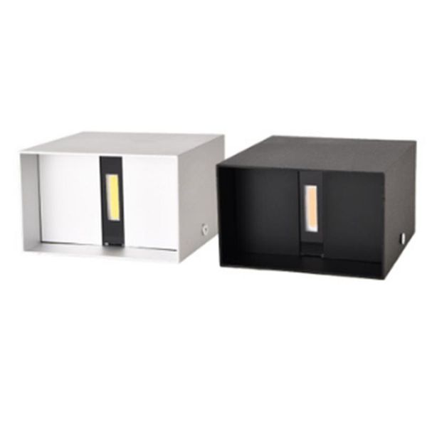 

wall lamps led aluminum cob lamp 12w indoor simple with toughened glass up and down