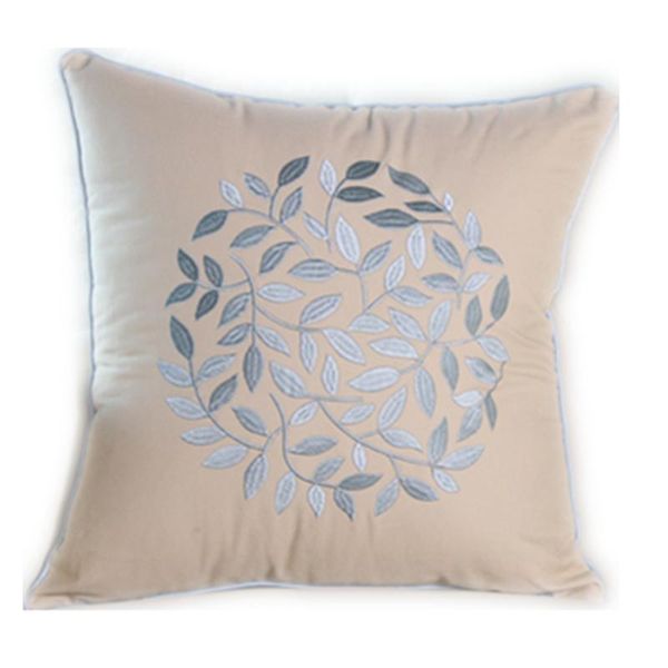

1pc luxury cotton 3d embroidered throw cushion cover without core square nordic style sofa decoration cushion for living room