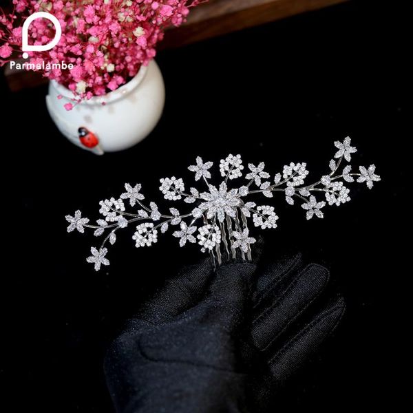 

hair clips & barrettes luxury bridal comb jewelry accessories wedding elegant headdress p023, Golden;silver