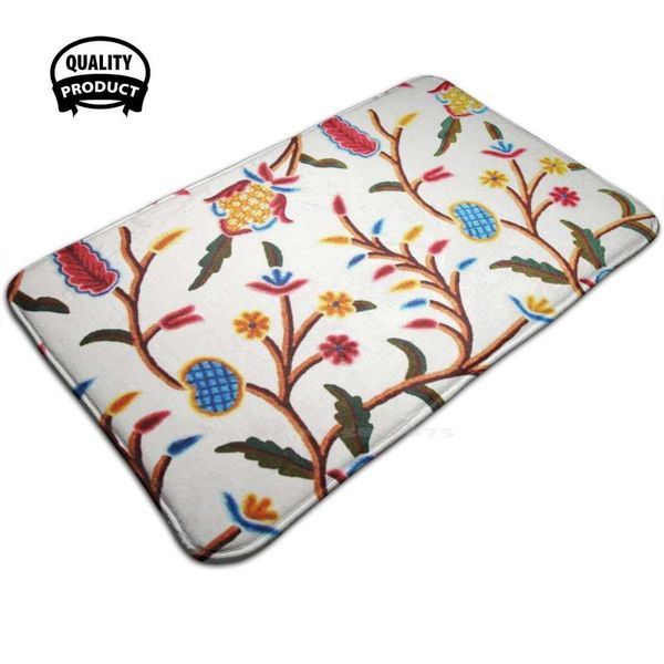

carpets orange flower climber door mat foot pad home rug