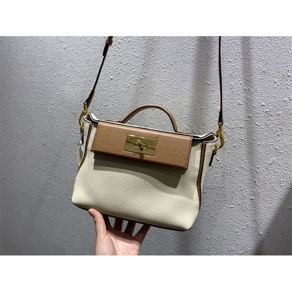 

70% off luxury handbag 2021 new head bag fashion one shoulder messenger leather matching litchi pattern handbag for women xdnq k8u1