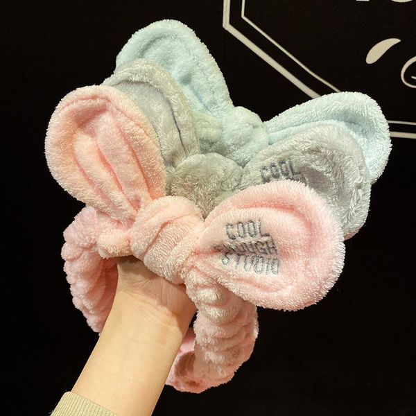 

hair accessories woman cute headband bow elastic band wash face turban girl hairpin ladies