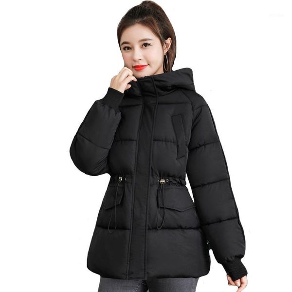 

winter jacket, cap and high collar women, dark, white, tights, coats, parka, coats, women, winter1, Black