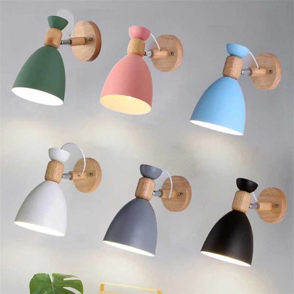 

led wall lamp for bedroom bedside living rroom wall lamps decoration bed room home modern nordic light sconce lights lighting