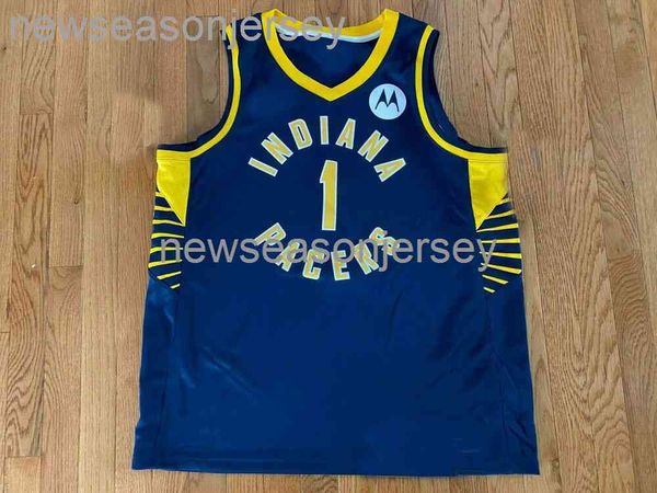 Сшитый #1 Coors Light Lance Stephenson New Jersey Настройка любого номера Имя XS-5XL 6XL Basketball Jersey