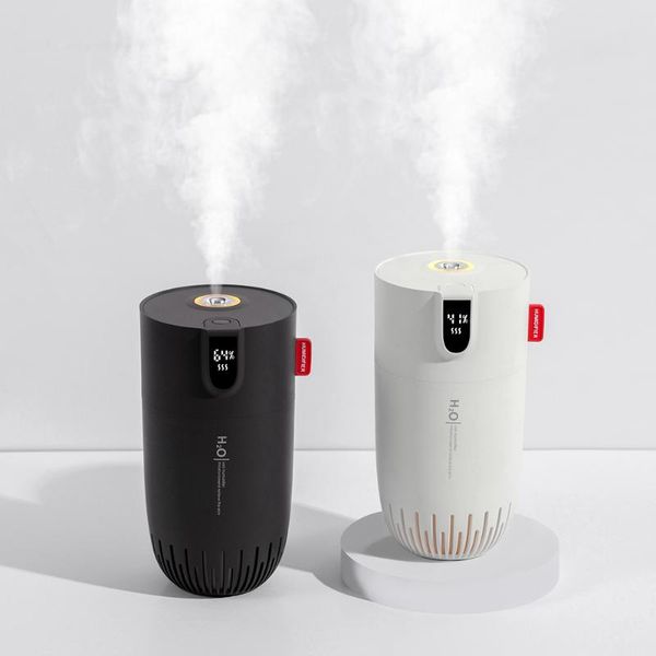 

humidifiers battery air humidifier wireless fog sprayer car aromatheraphy diffuser room purification with warm night light for home handheld