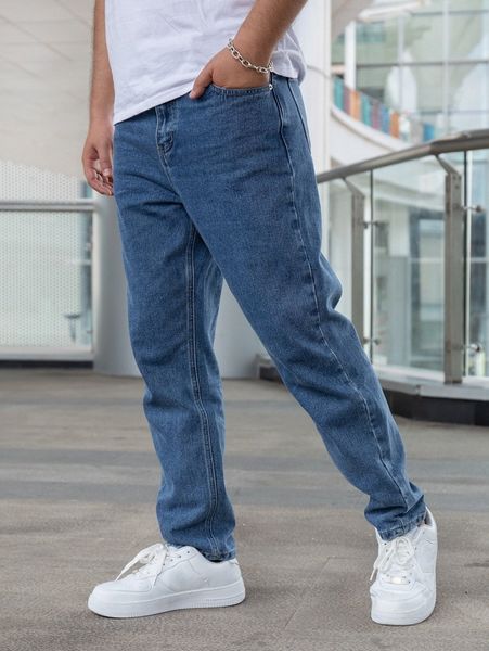 

men slant pocket jeans m7lp#, Blue