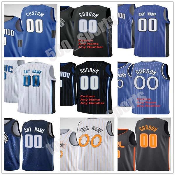 

printed al-farouq aminu jonathan isaac michael carter-williams james ennis iii dwayne bacon bone gary clark karim mane chuma okeke jersey, Black;red