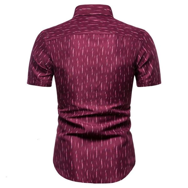 

new 2021 men l cotton short- sleeved casual men's shirt qeei, White;black