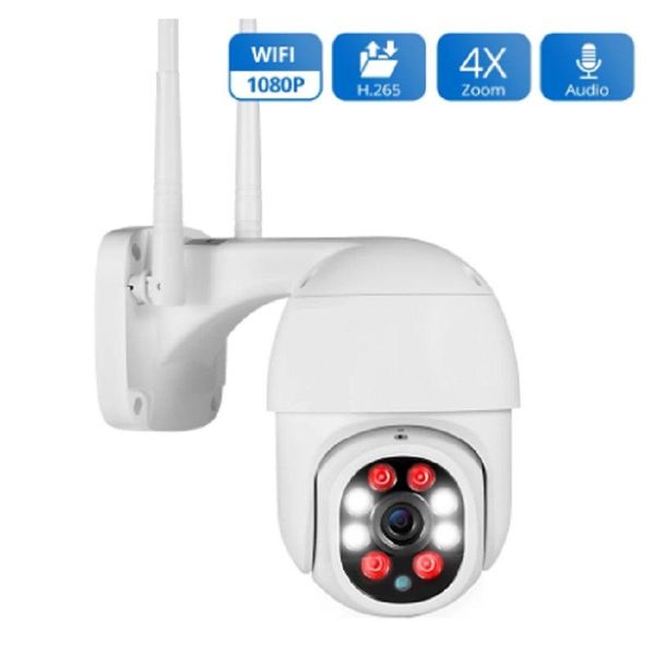 

cameras yoosee 1080p ptz wifi ip camera outdoor 4x digital zoom ai detect wireless h.265 p2p 2mp home security cctv