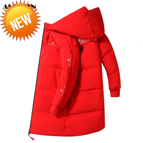 

2021 new arrivals fashion warm thick winter cotton jacket men coat detachable hooded 's parka windproof, Black