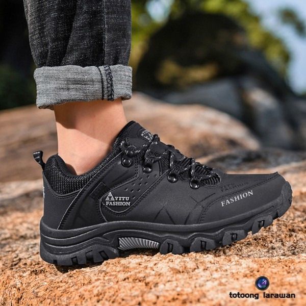 

outdoor hiking sneakers martin boots motorcycle retro style men's shoes 09, Black