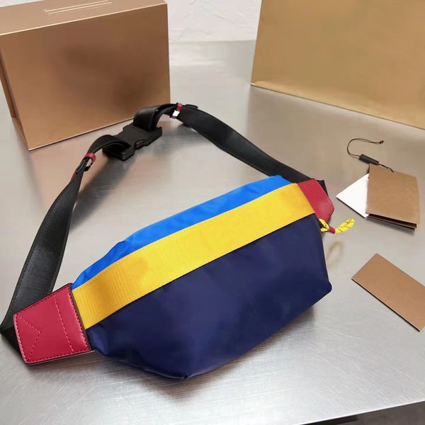 

2022 brand designer men's and women's classic fashion nylon waist bag
