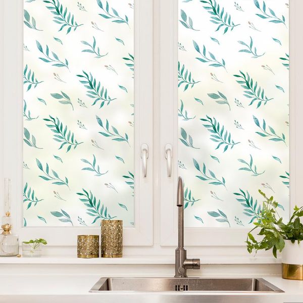 

window stickers home decorative glass patterns bedroom bathroom kitchen balcony sliding door frosted electrostatic film