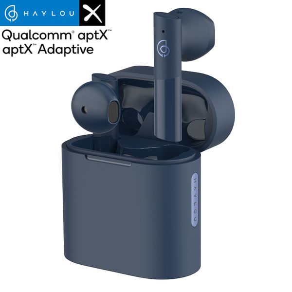 

haylou moripods qualcomm qcc3040 hifi wireless earphones tws bluetooth v5.2 headphones apt adaptive aac 4 mics noise cancelinghello