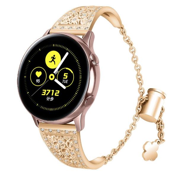 

watch bands stainless steel diamond for samsung galaxy strap 42mm 46mm, Black;brown