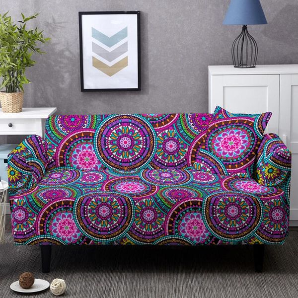 

chair covers bohemia mandala stretch sofa cover elastic l shape couch universal slipcovers for living room 1/2/3/4 seaters