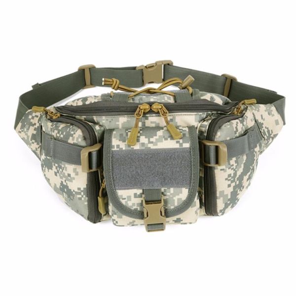 

outdoor bags molle tactical men waist pack fanny belt climb bum bag sports