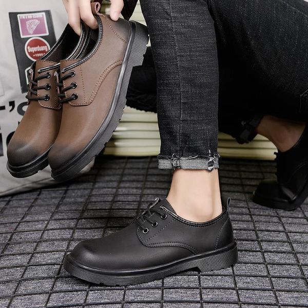 

dress shoes men casual boots outdoor footwear sports men's leather sneakers causal for sport man sneaker shoe black