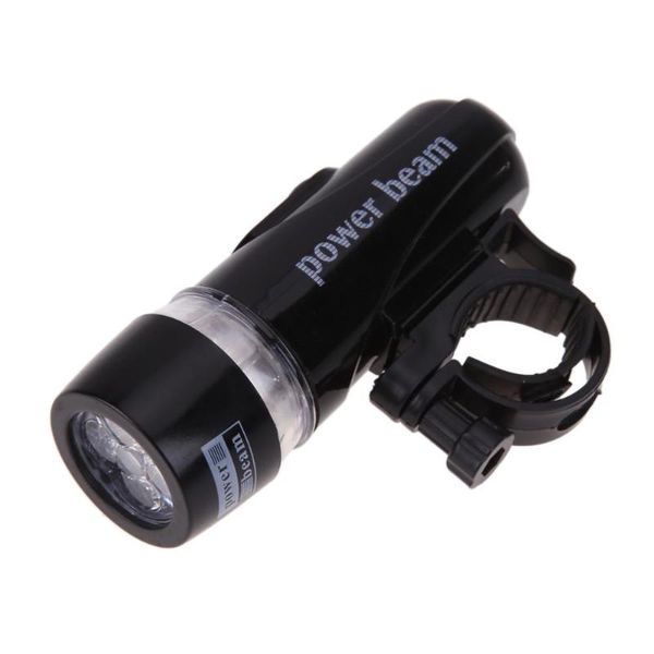 

2 modes waterproof 5 led bicycle light front lamp torch 5 led black portable light mountain bike lights