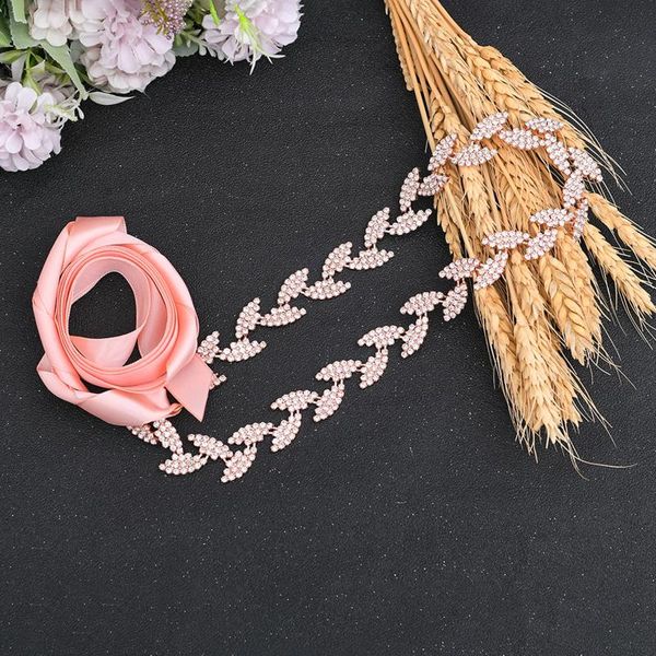 

wedding sashes s198-rg rose gold bridal belts dress accessories bride bridesmaid dresses belt prom evening sash, White