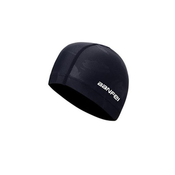 

swimming caps men's professional long hair hat pool wear protect ears durability men bathing cap swim for women