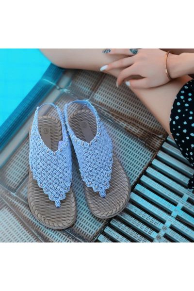 

sandals female bebe blue braided, Black