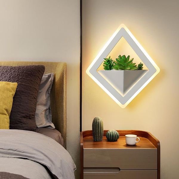 

wall lamp nordpic plant creative modern simple style bedside walkway living room corridor balcony acrylic indoor led