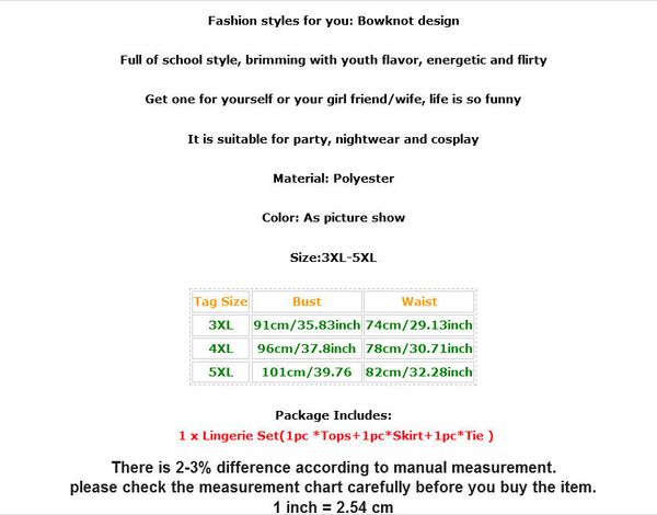 

5xl plus size sexyy lingerie scotland student school girl cosplay uniform costume fancy lingerie sexyy erotic dress xxxxl xxl, Red;black