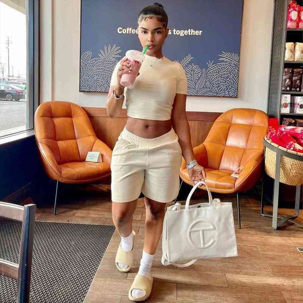 

summer two pieces sets women tracksuits short sleeve t shirt dress suits amp elastic waist bodycon shorts pant, Gray