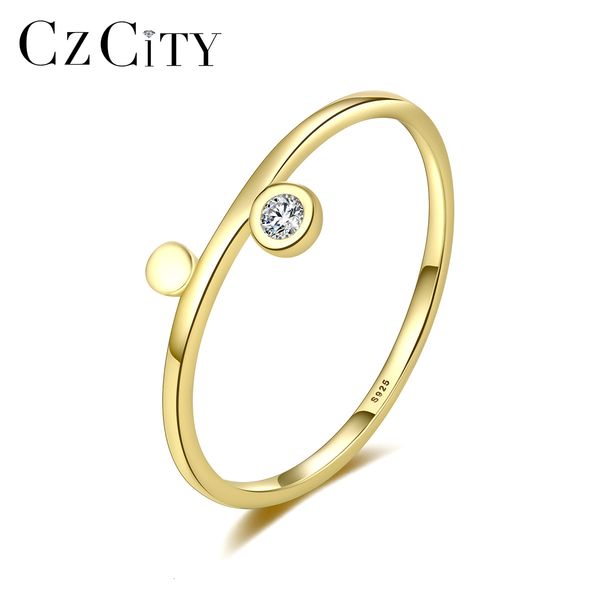 

ring czcity accessories simple 925 silver net red temperament versatile hand