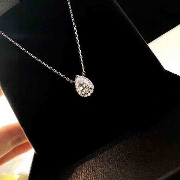 

[high end customization]hw h witon water drop set necklace original customization., Silver